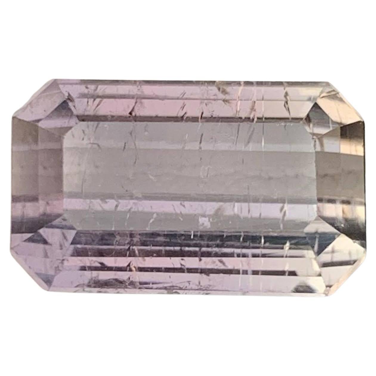 12,70 Karat Natürlicher loser stilvoller lila Turmalin Smaragdschliff Afghanischer Edelstein