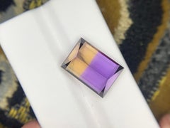 12.70 Carats Natural Loose Ametrine Baguette Shape