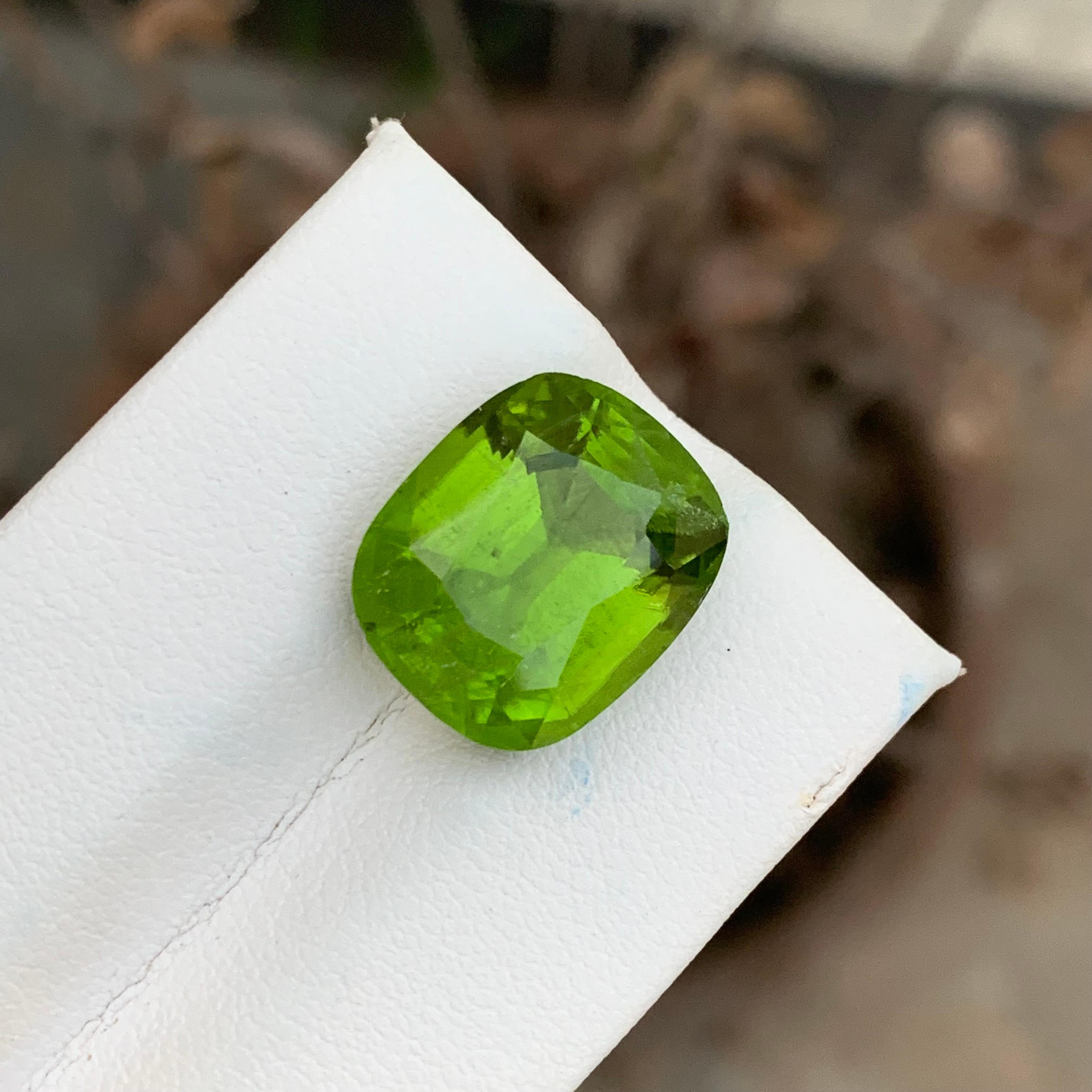 12.70 Carats Natural Loose Green Peridot For Necklace Jewellery For Sale 4