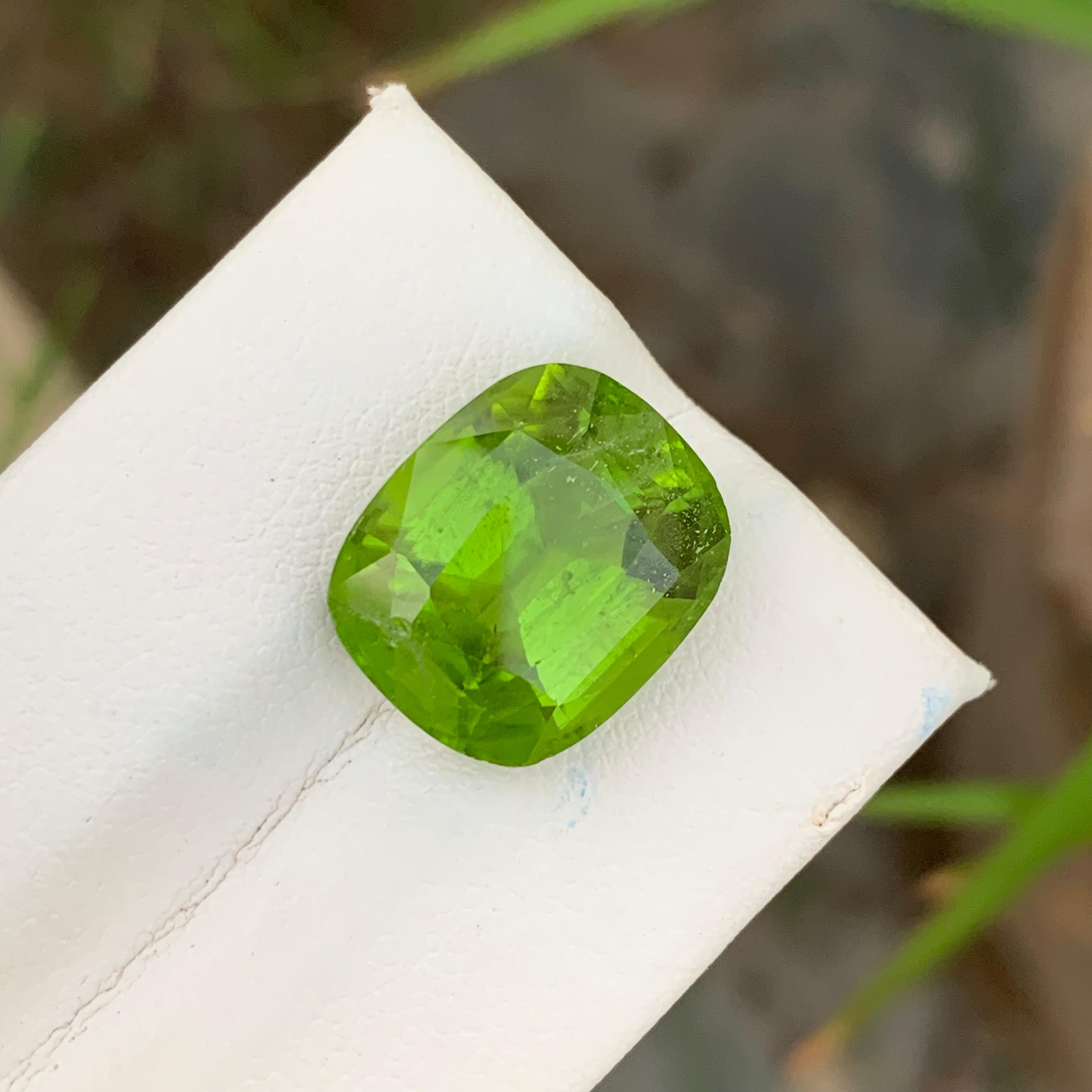 12.70 Carats Natural Loose Green Peridot For Necklace Jewellery For Sale 6