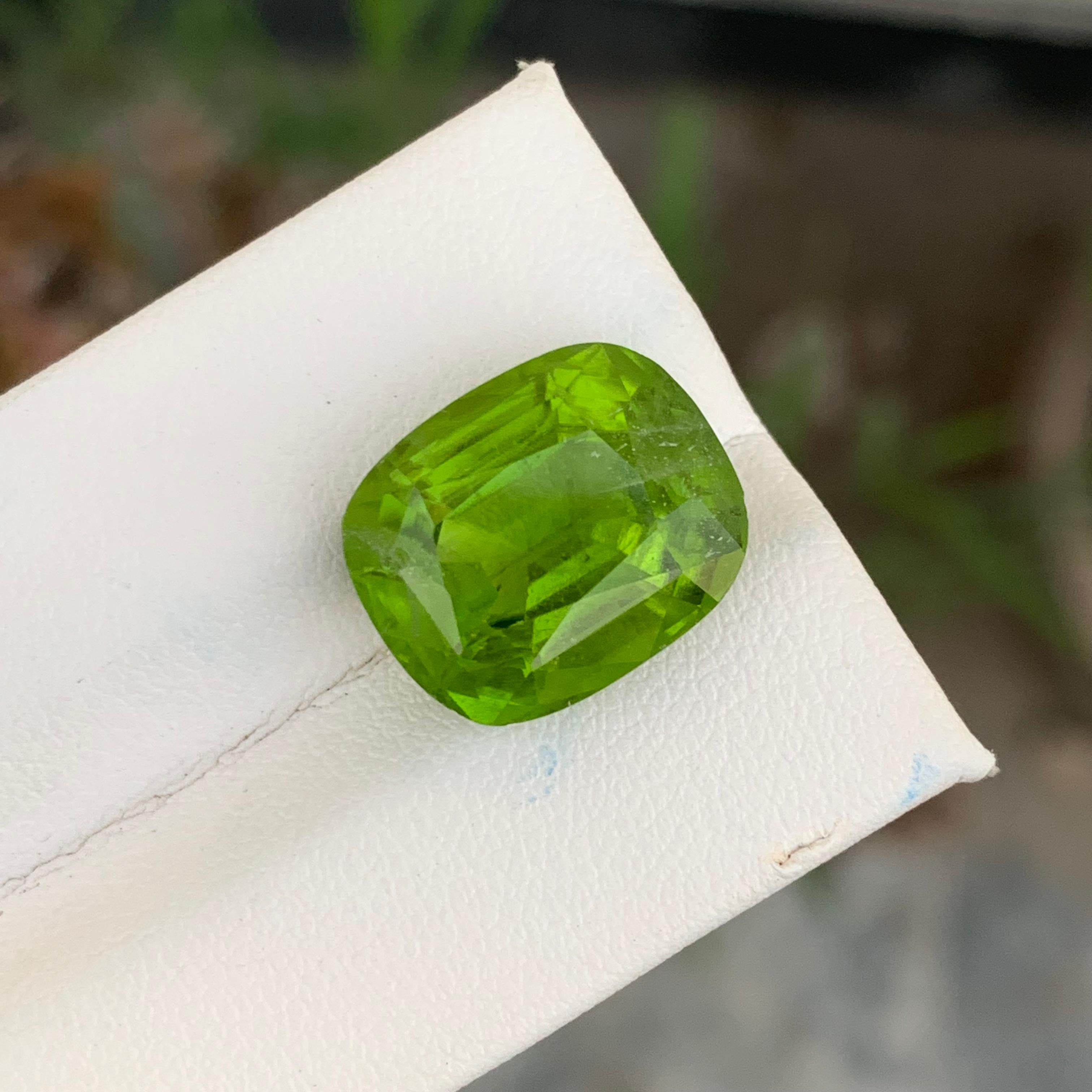12.70 Carats Natural Loose Green Peridot For Necklace Jewellery For Sale 8