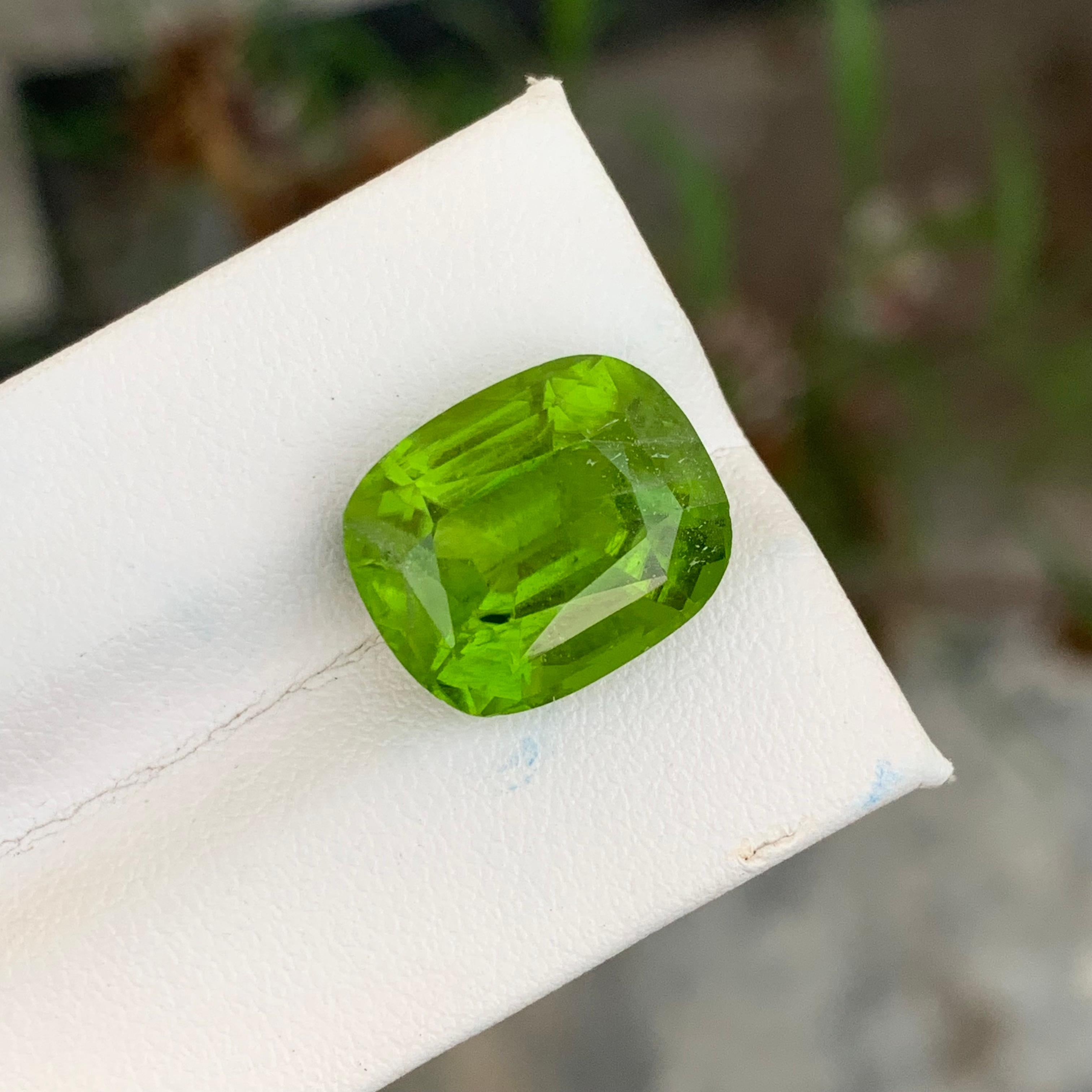 12.70 Carats Natural Loose Green Peridot For Necklace Jewellery For Sale 10