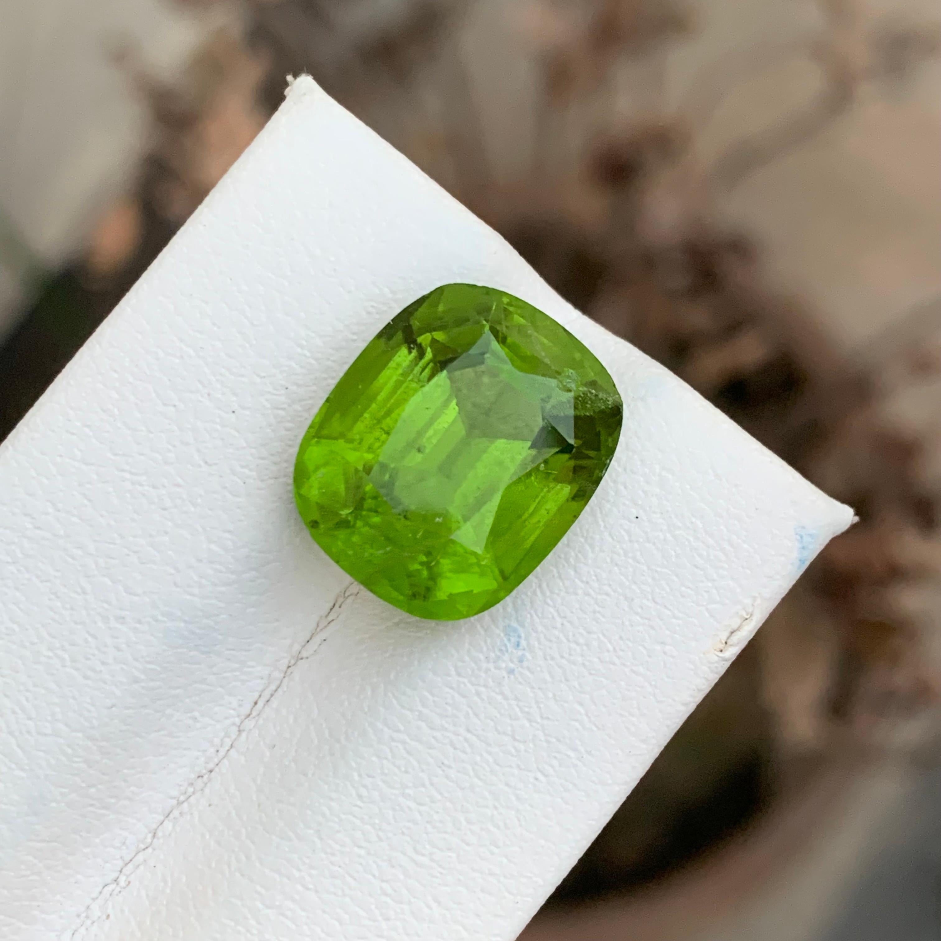 12.70 Carats Natural Loose Green Peridot For Necklace Jewellery For Sale 2