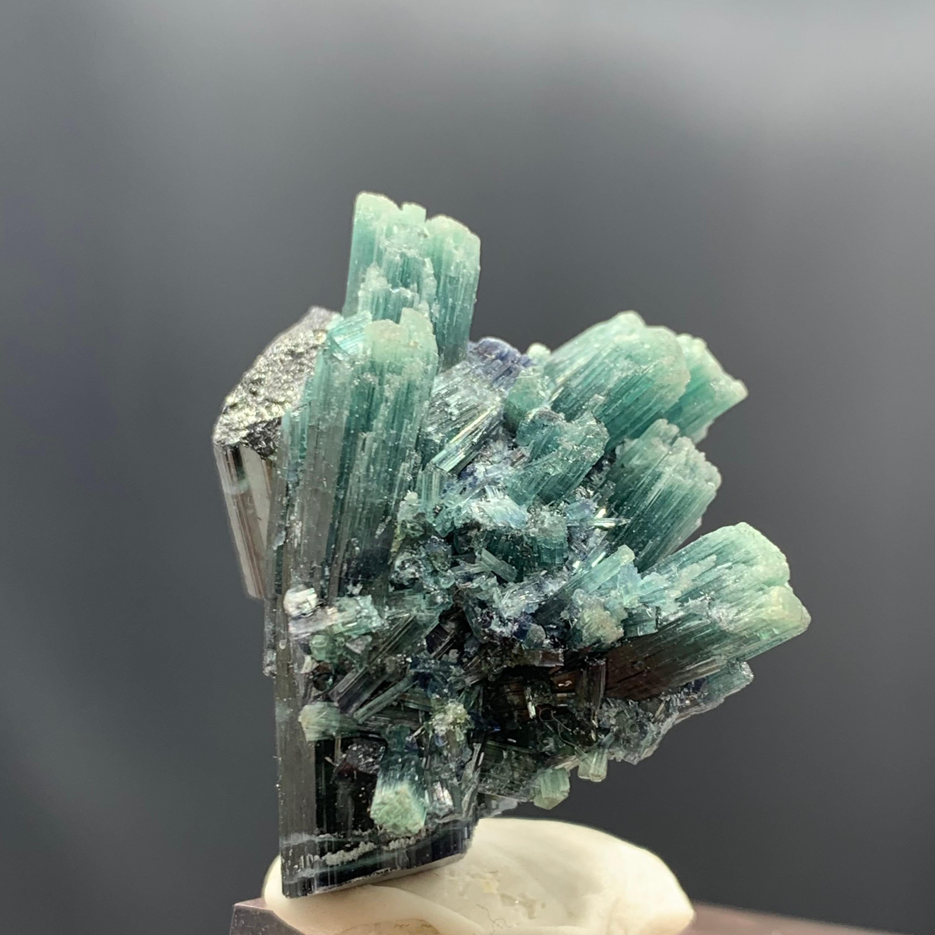12.70 Gram Gorgeous Tourmaline Crystal Cluster From Kunar, Afghanistan 

Weight: 12.70 Gram 
Dimension: 3.2 x 2.9 x 1.8 Cm
Origin: kunar, Afghanistan 

Tourmaline is a crystalline silicate mineral group in which boron is compounded with elements