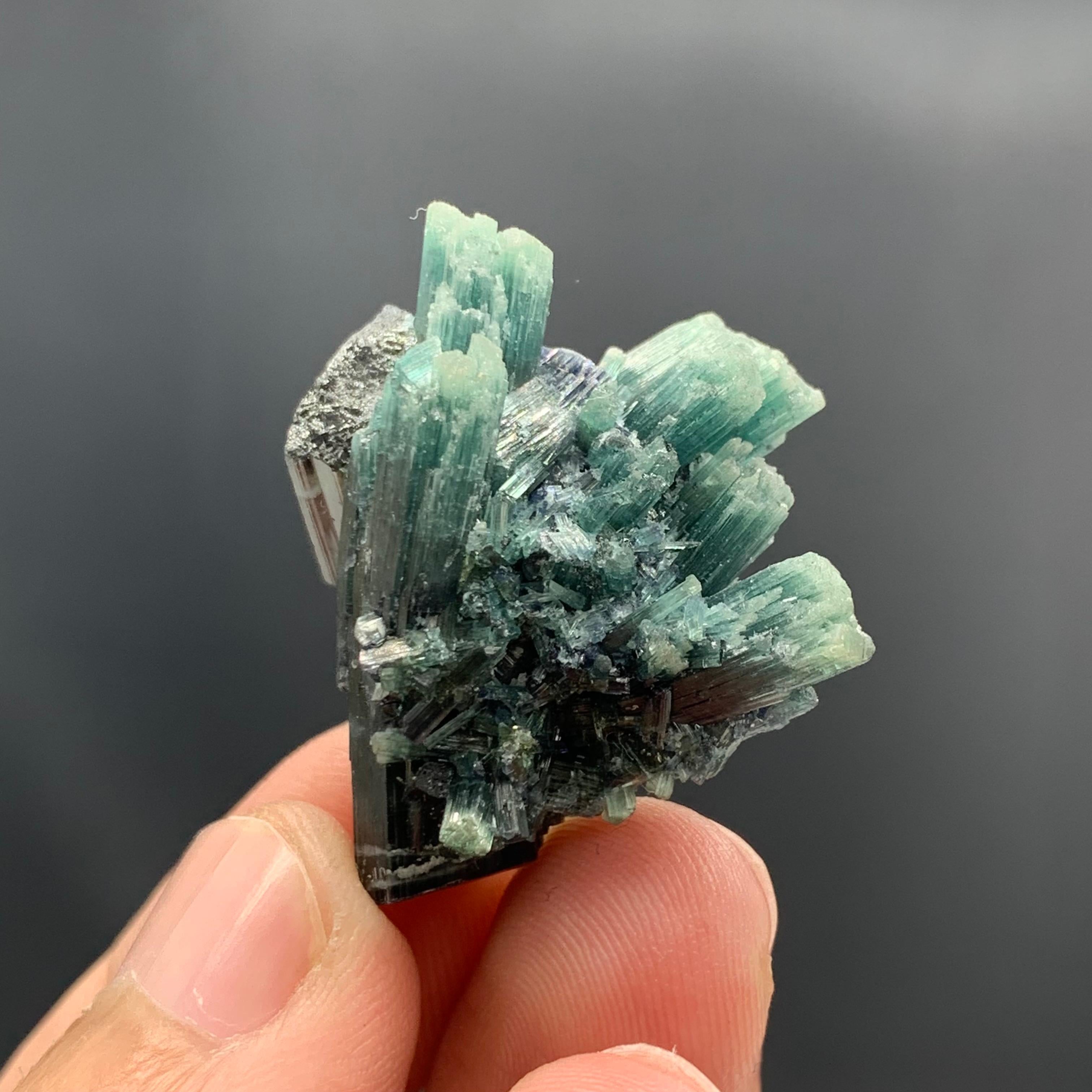 Other 12.70 Gram Gorgeous Tourmaline Crystal Cluster From Kunar, Afghanistan  For Sale