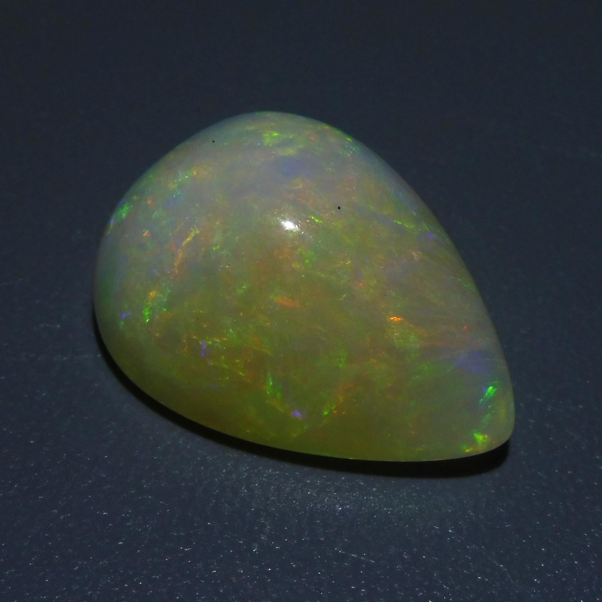12.72 ct Pear Cabochon Opal For Sale 12