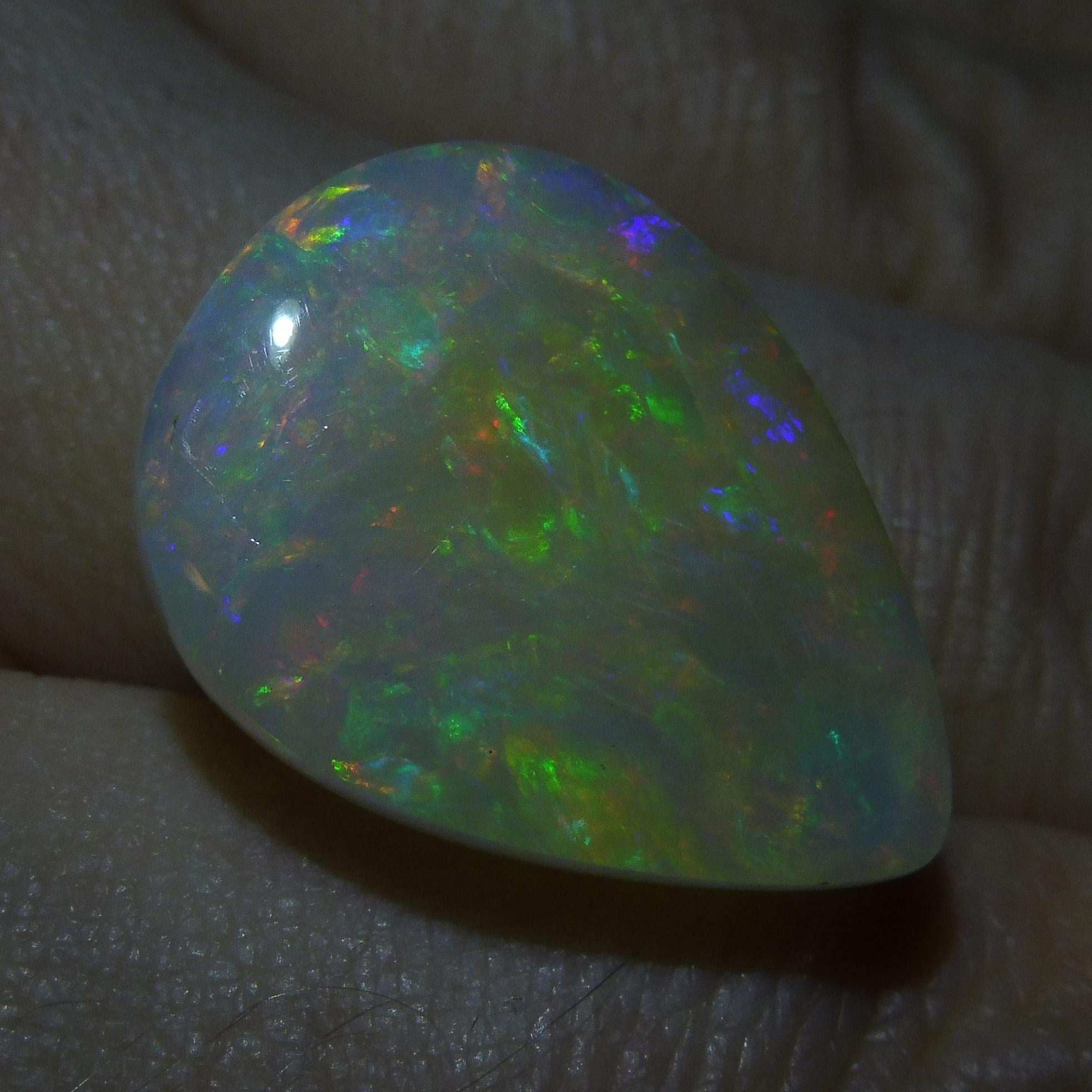 12.72 ct Pear Cabochon Opal For Sale 1