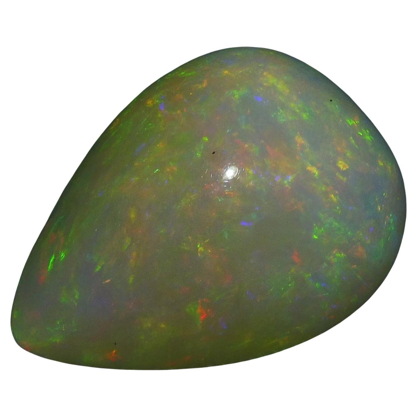 12.72 Karat birnenförmiger Cabochon-Opal im Angebot