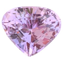 12.75 Carat Natural Loose Pink Kunzite Heart Shape Gemstone (pierre précieuse en forme de coeur)