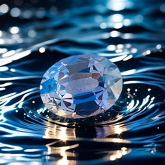 6.96 Ct GIT AIG Two certificate Natural Unheated Tanzanite Metallic purple Color