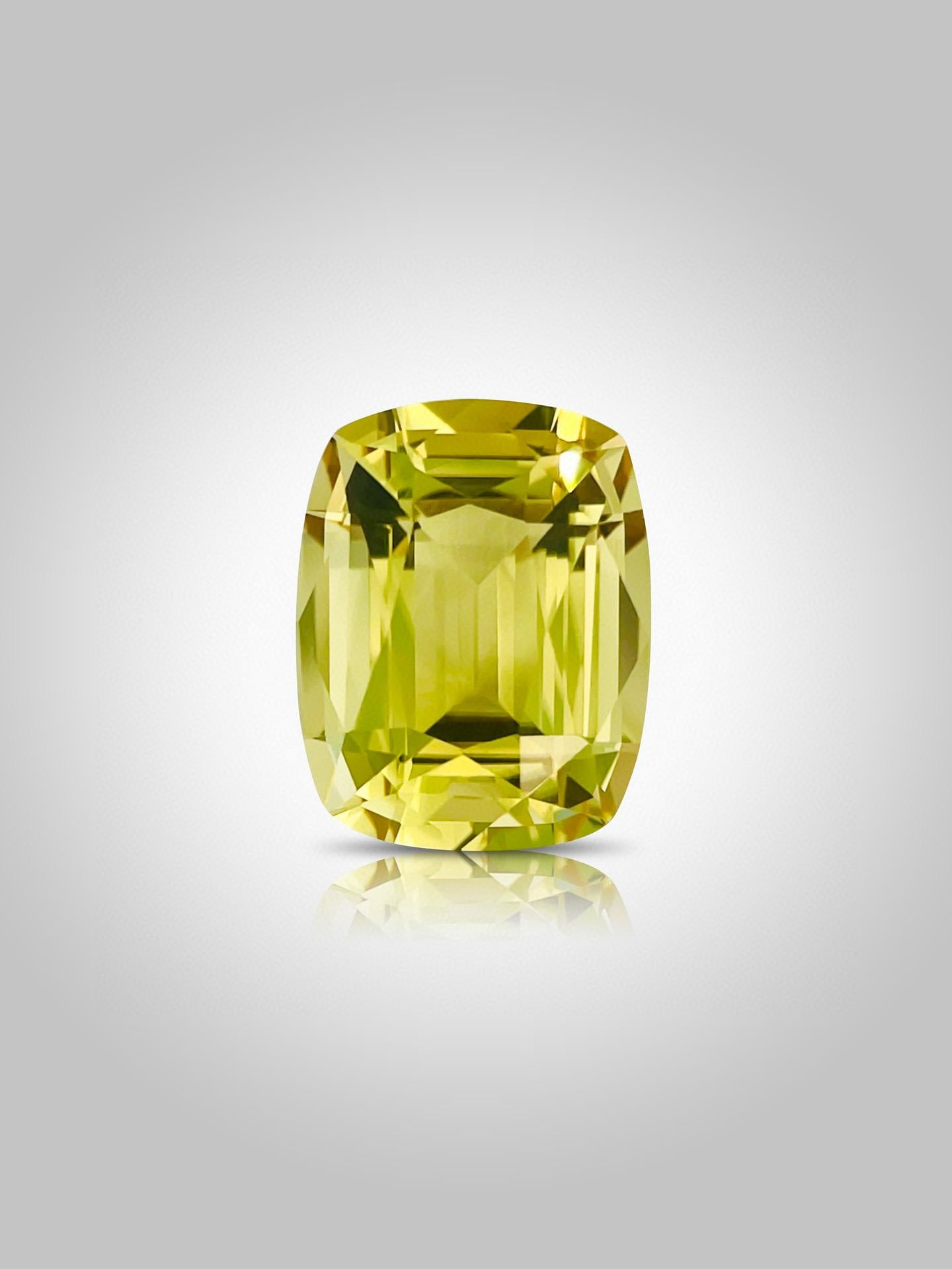 12.78ct rare Natural gemstone scapolite precision cut custom cutting 100% clean For Sale 1
