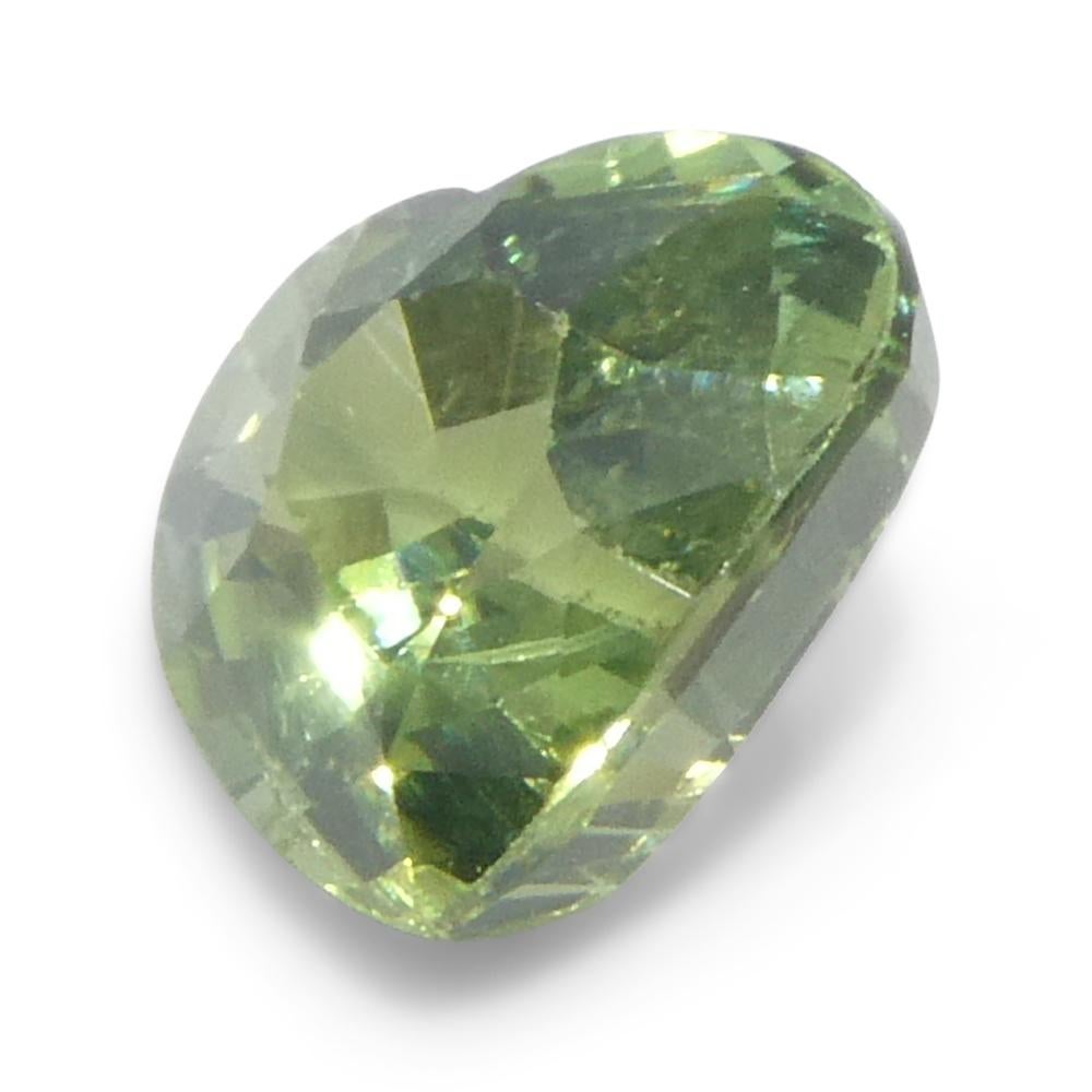 1.27ct Heart Green Sapphire from Sri Lanka For Sale 2