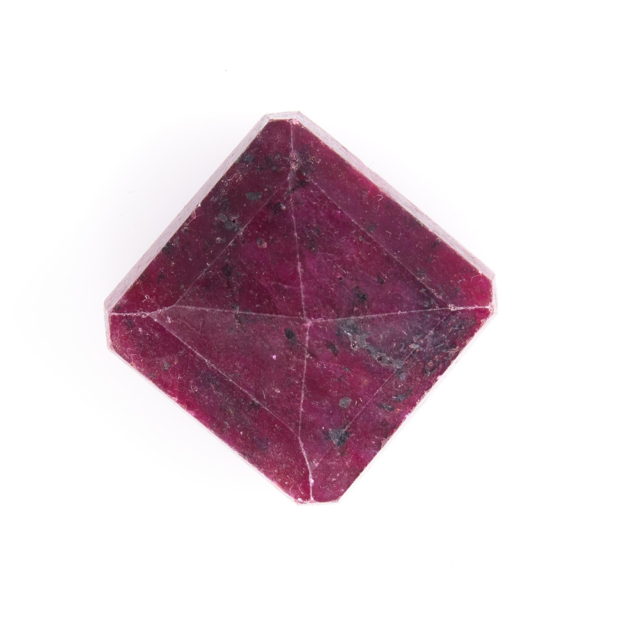 20th Century 127ct Natural Red African Ruby For Sale