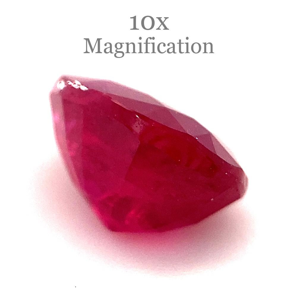 1.27ct Oval Red Ruby from Mozambique For Sale 10