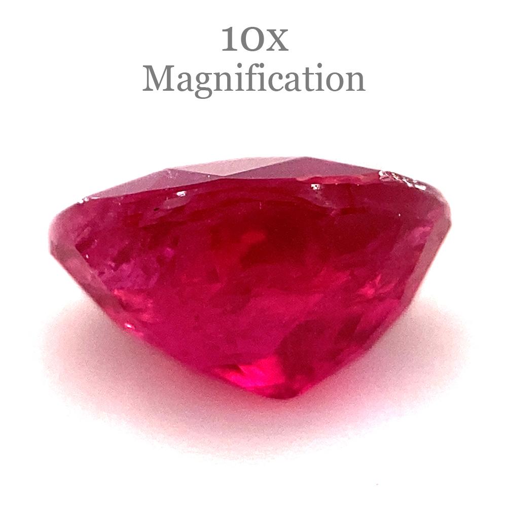 1.27ct Oval Red Ruby from Mozambique For Sale 11