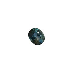 1,27 ct Zaffiro taglio ovale viola giallo blu non trattato IGI Gemma sfusa rara