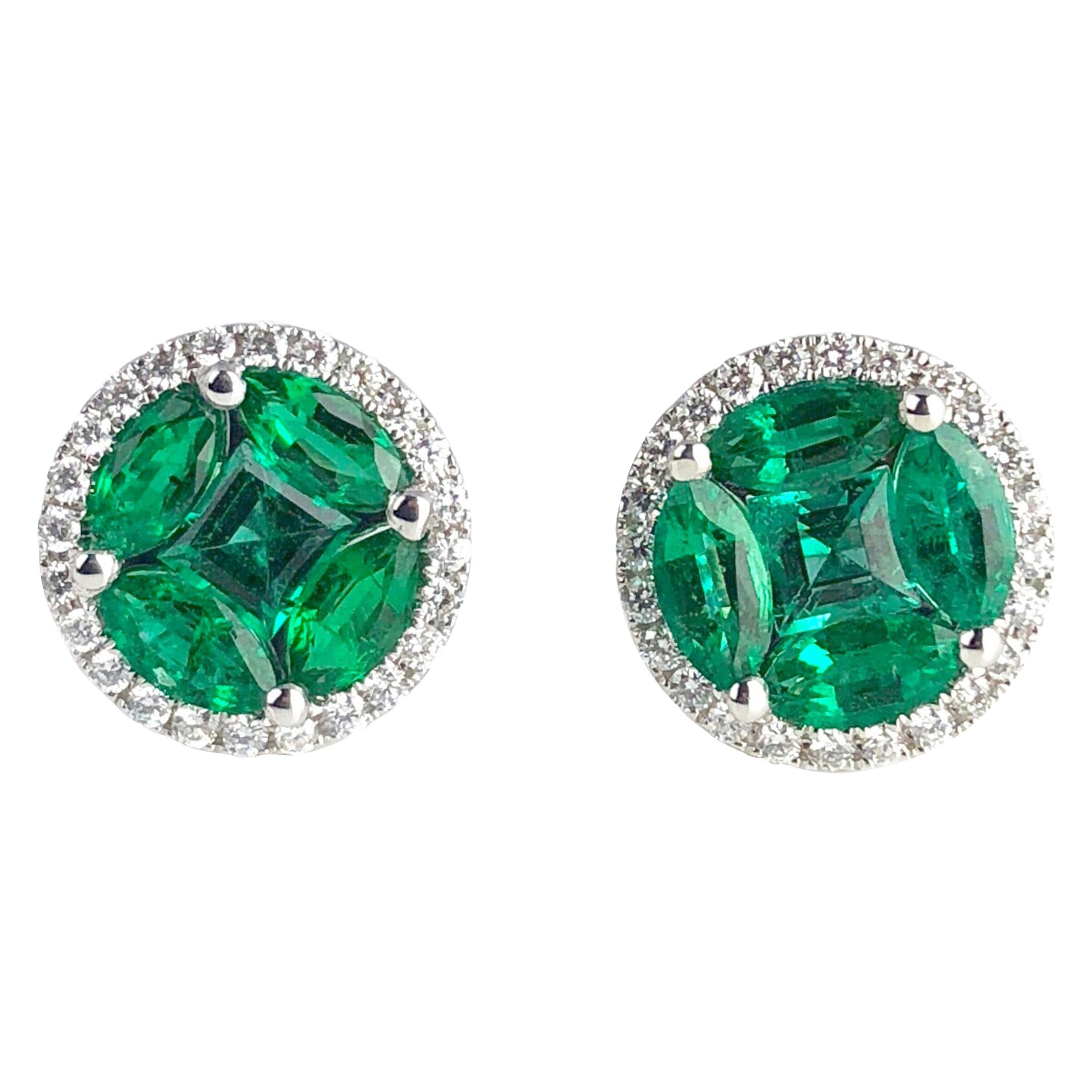 Diamond Town  Stud Earrings