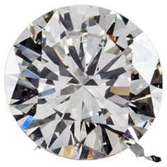 Diamant taille ronde brillant de 1,28 carat non serti J / SI2 certifié GIA