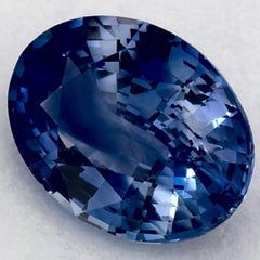 1.28 Ct Blue Sapphire Oval Loose Gemstone