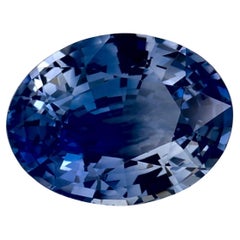1.28 Ct Blue Sapphire Oval Loose Gemstone