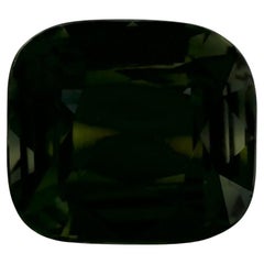 1.28 Ct Green Sapphire Cushion Loose Gemstone