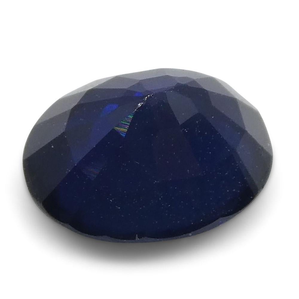 1.28 ct Oval Sapphire Thailand In New Condition For Sale In Toronto, Ontario