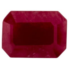 1.28 Ct Ruby Octagon Cut Loose Gemstone (pierre précieuse en vrac)