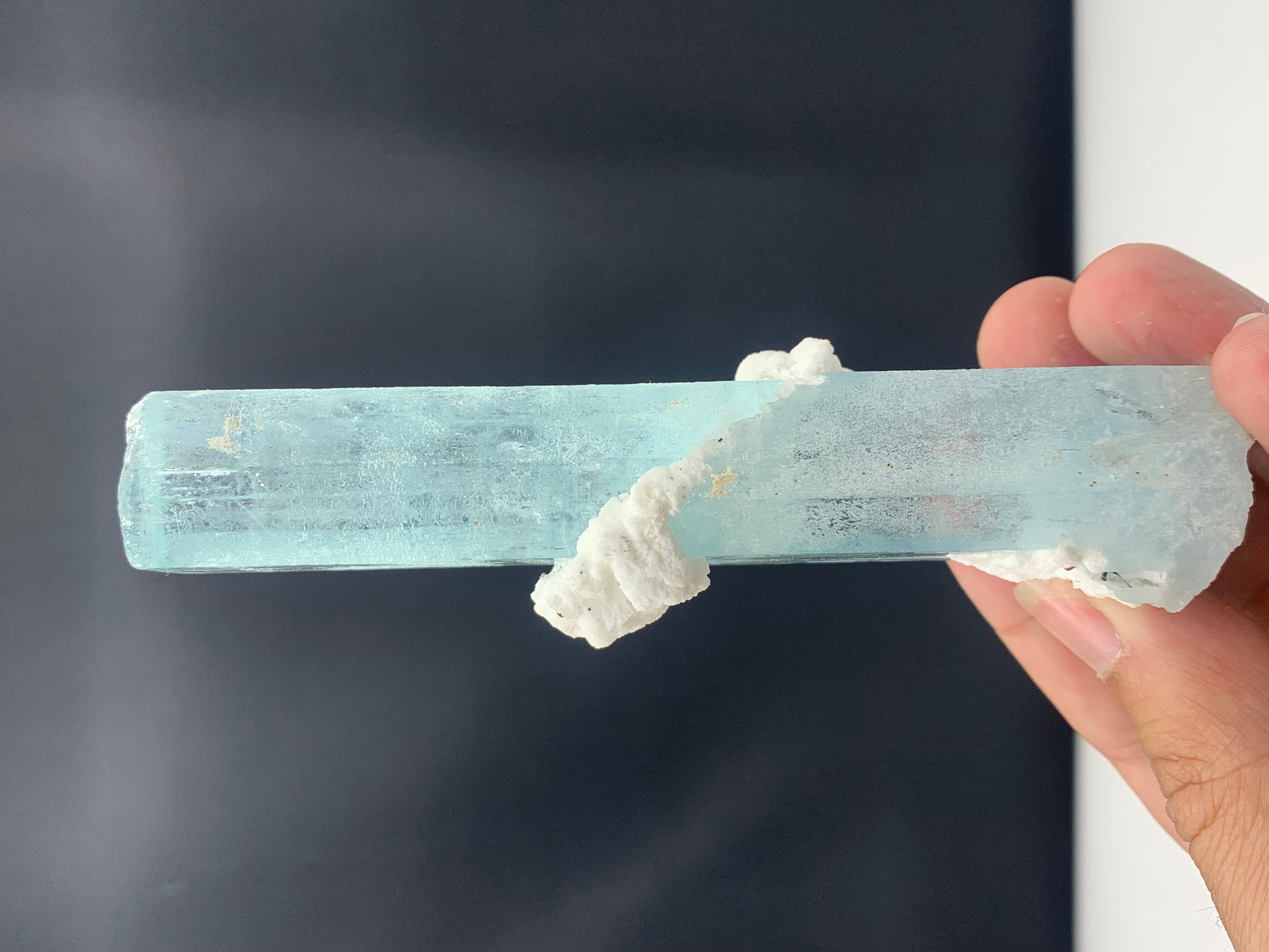 18th Century and Earlier 128 Gram Incredible Natural Aquamarine Specimen from Nagar Valley, Pakistan For Sale