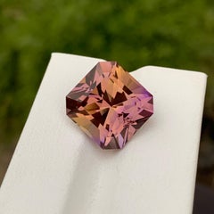12.80 Carat Natural Loose Ametrine Octagon Shape Gem For Jewellery Making