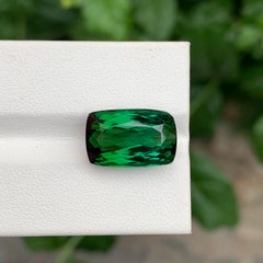 12.80 Carat Natural Loose Vivid Green Tourmaline Can Shape Gem From Earth Mine