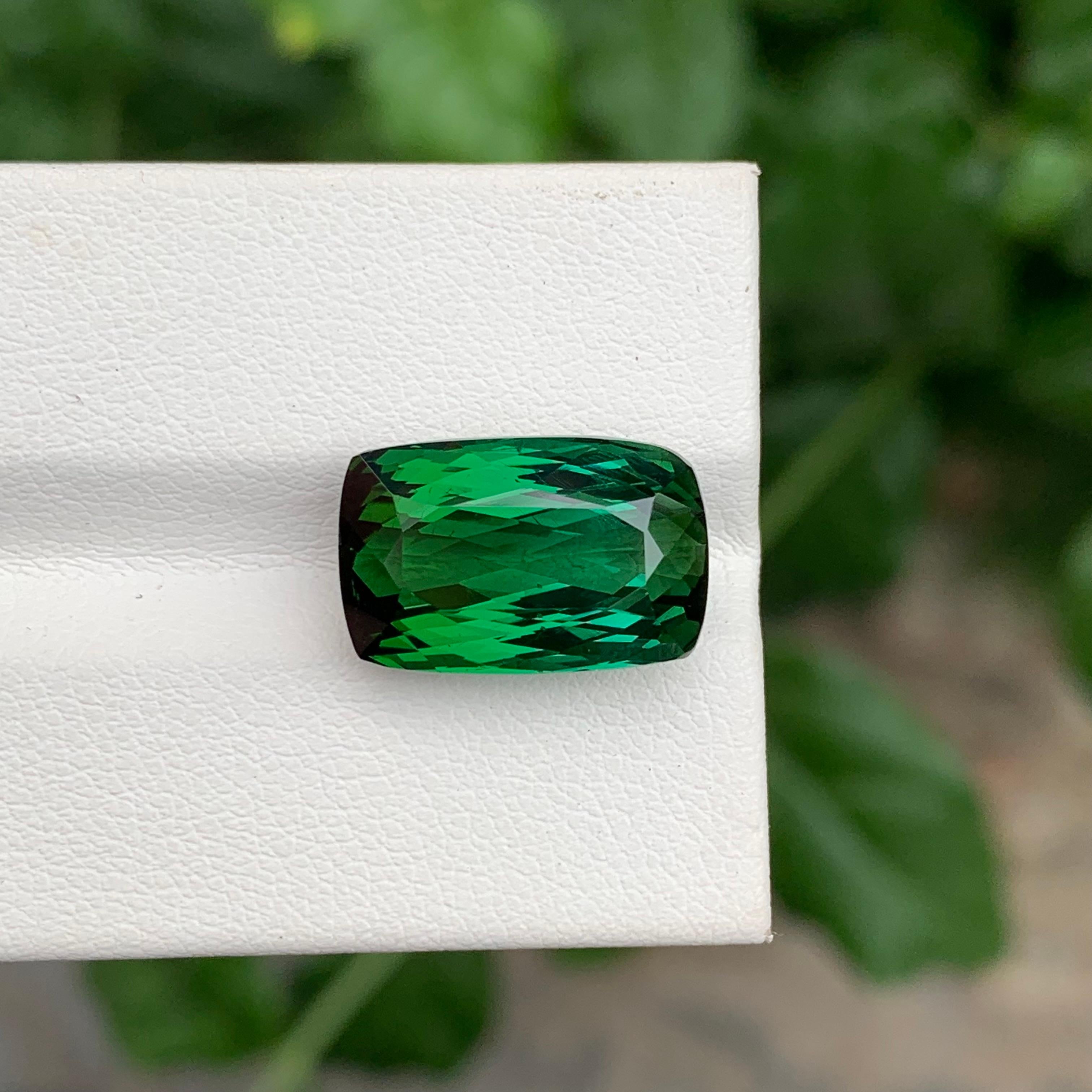12,80 Karat Natürlicher Loser Vivid Grüner Turmalin Can Shape Edelstein aus Erdmine (Arts and Crafts) im Angebot