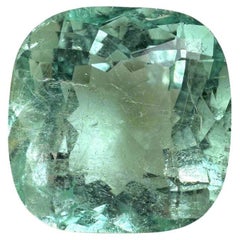 Esmeralda colombiana natural en cojín de 12,86 quilates - 14,5x14mm Gema suelta