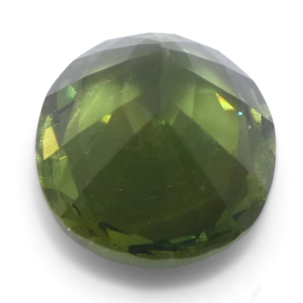 1.28ct Oval Green Sapphire from East Africa (saphir vert ovale d'Afrique de l'Est) en vente 5