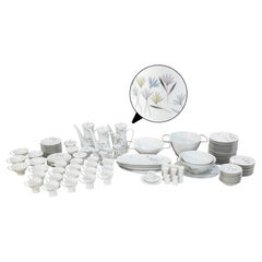 128pc Rare 1958 Rosenthal Blütenspiel Form 2000 Vintage German China Dish Set