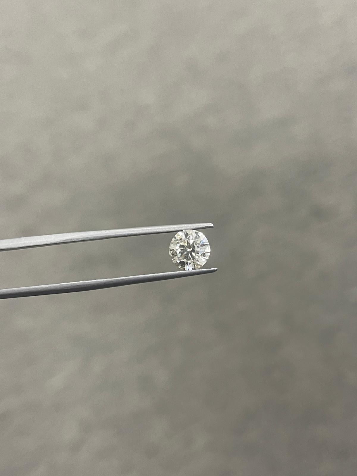SALE 1,29 Karat natürlicher Diamant im Rundschliff 14 Karat Gelbgold Damen im Angebot