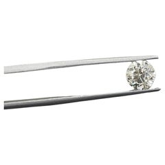 VENDITA Diamante naturale taglio rotondo da 1,29 carati in oro giallo 14 carati