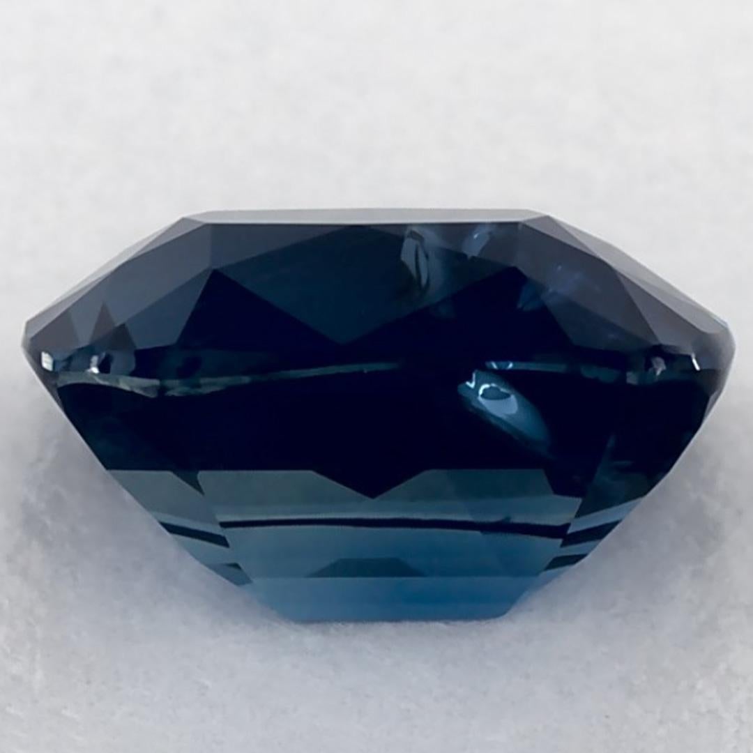 1.29 Ct Blue Sapphire Cushion Loose Gemstone im Zustand „Neu“ im Angebot in Fort Lee, NJ