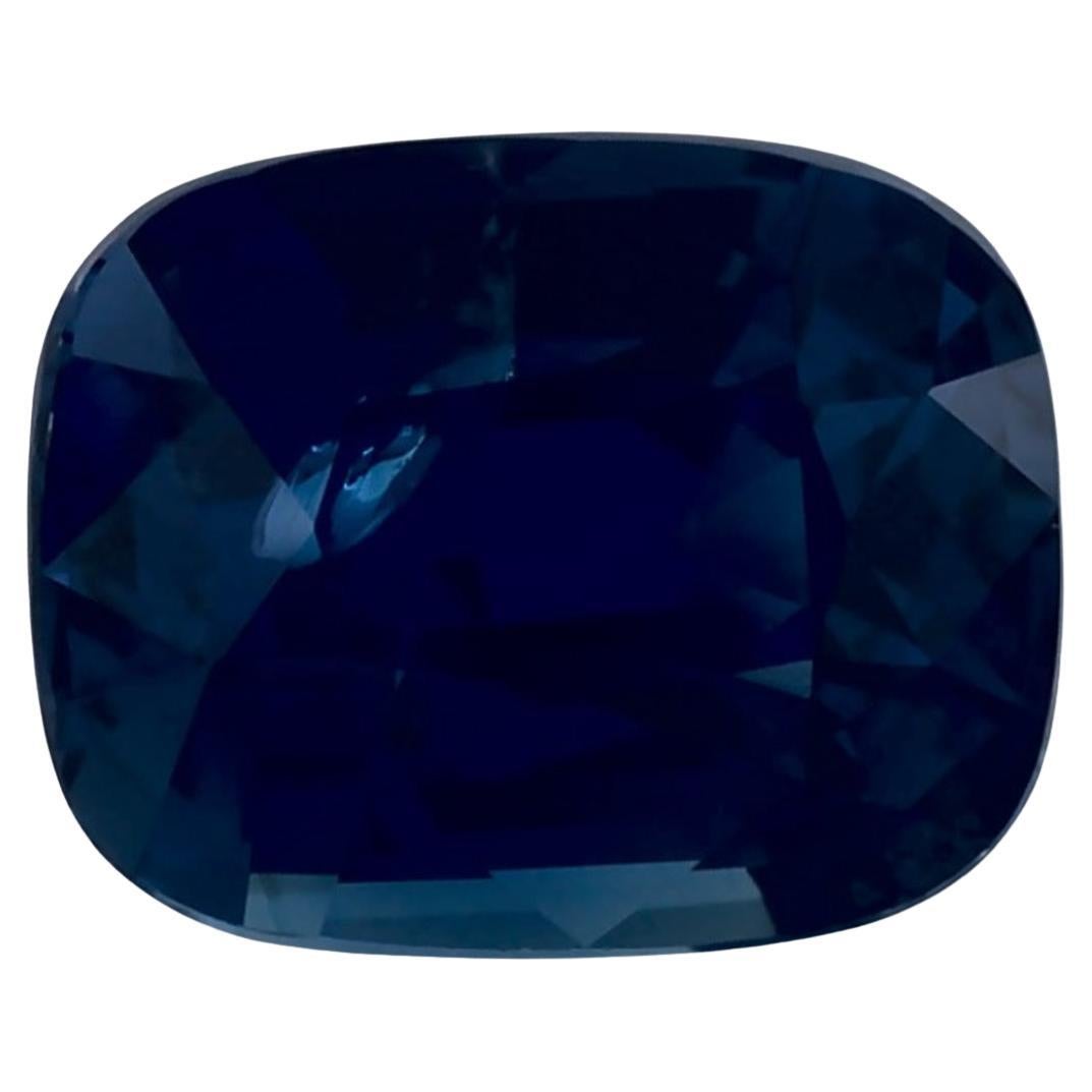 1.29 Ct Blue Sapphire Cushion Loose Gemstone