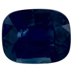 1.29 Ct Blue Sapphire Cushion Loose Gemstone