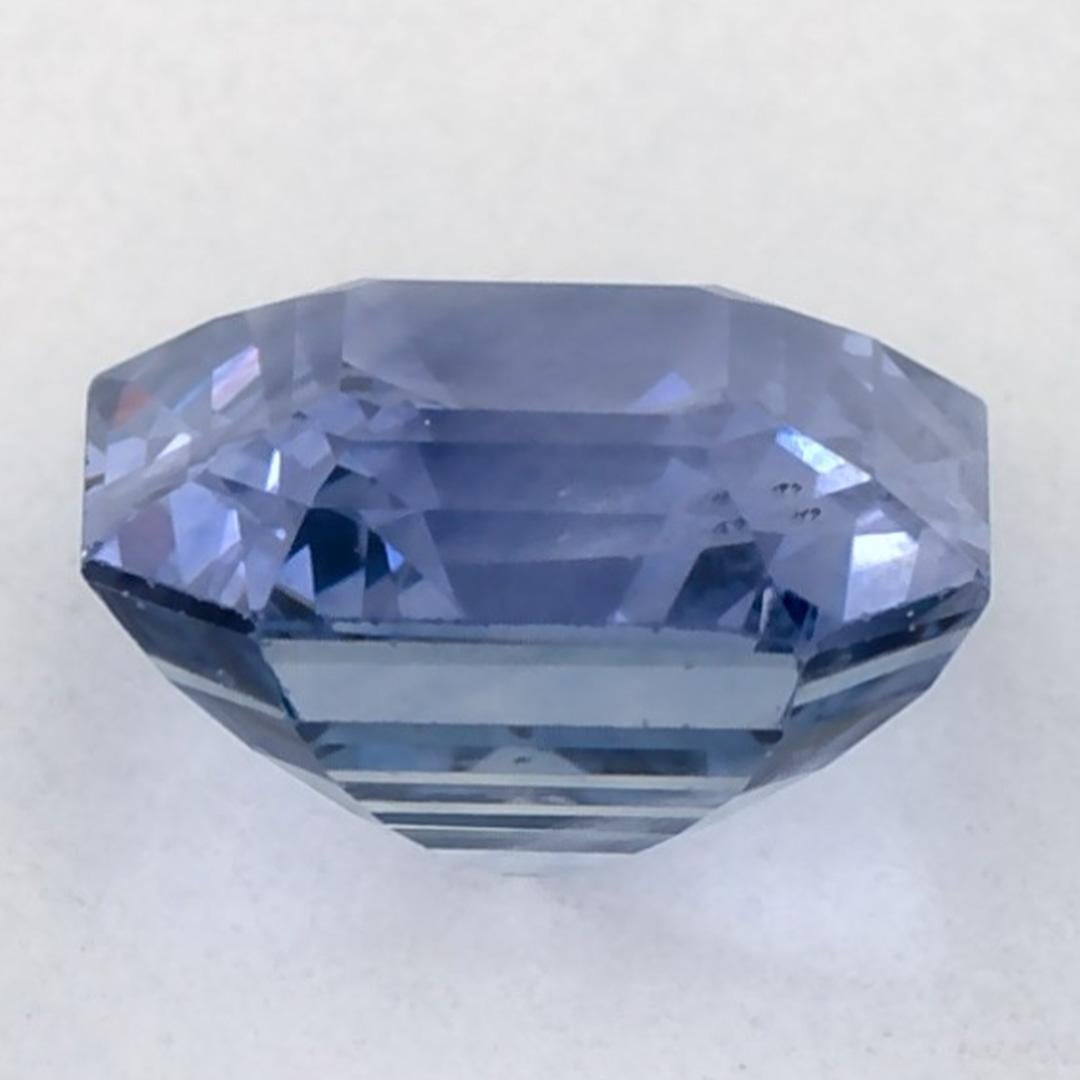 Pierre précieuse taille octogonale saphir bleu 1.29 carat Neuf - En vente à Fort Lee, NJ