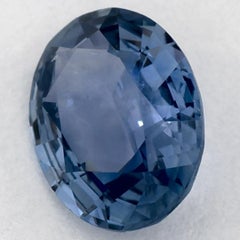 1.29 Ct Blue Sapphire Oval Loose Gemstone
