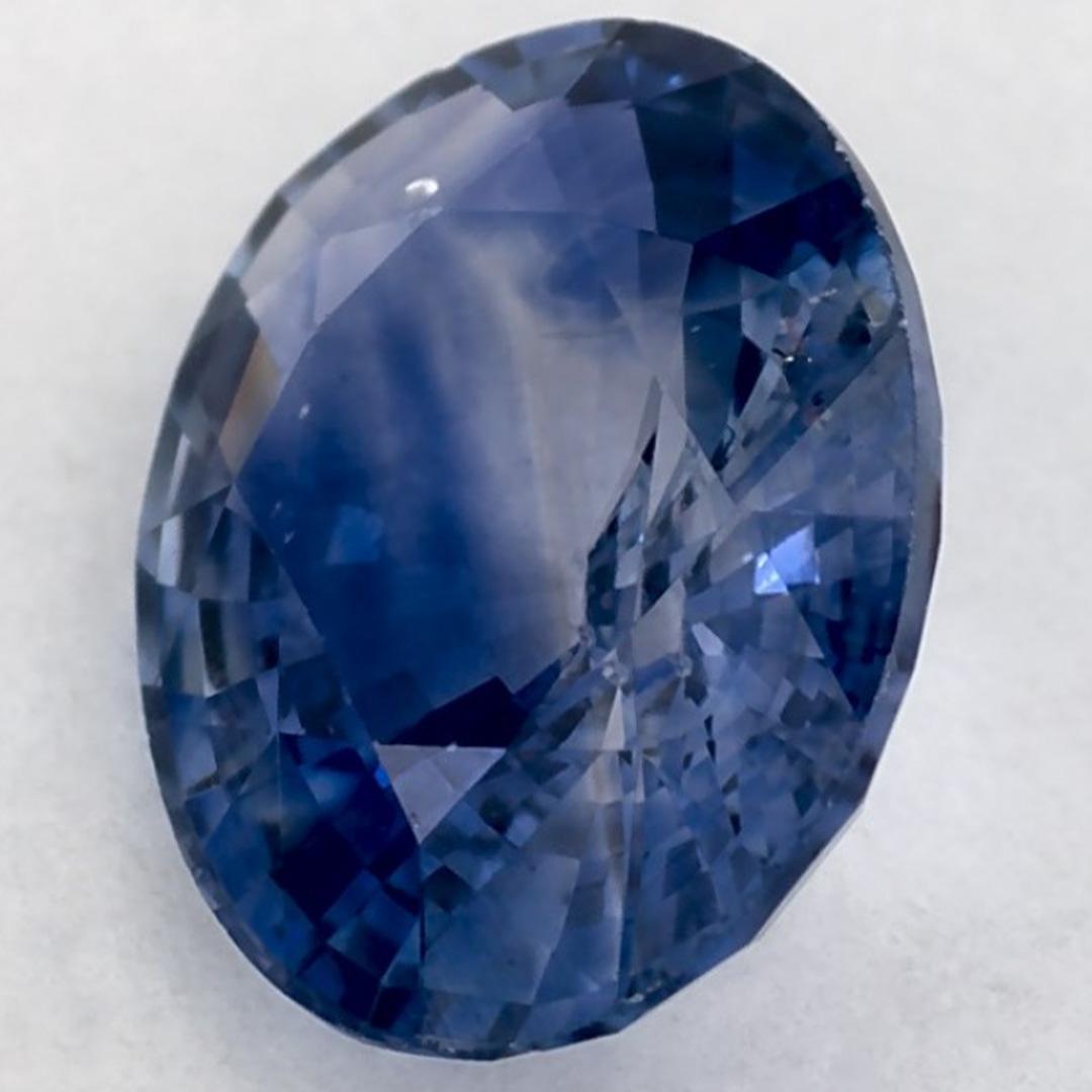 1.29 Karat Blauer Saphir Oval Loser Edelstein (Ovalschliff) im Angebot