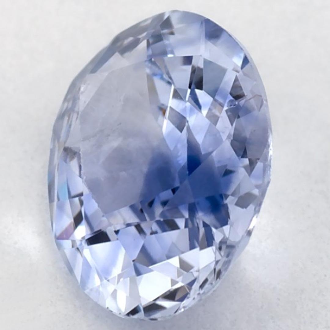 1.29 Karat Blauer Saphir Oval Loser Edelstein (Ovalschliff) im Angebot
