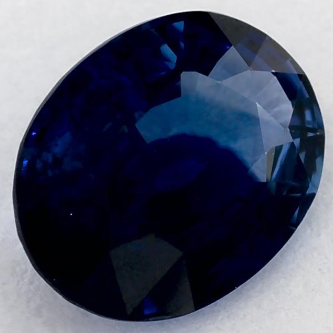 1.29 qt Zafiro Azul Oval Gema Suelta en Nuevo estado para la venta en Fort Lee, NJ