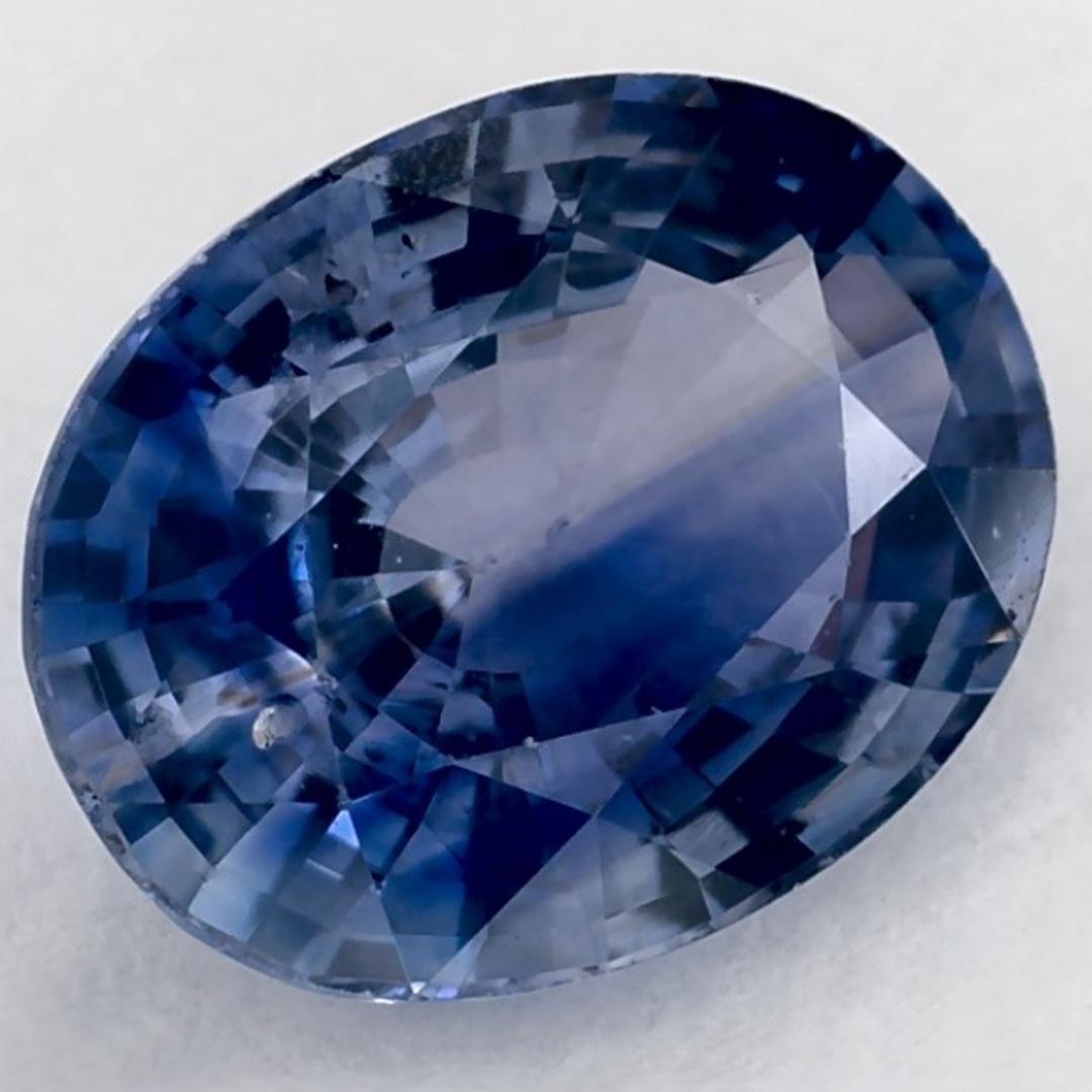 1.29 Karat Blauer Saphir Oval Loser Edelstein im Zustand „Neu“ im Angebot in Fort Lee, NJ