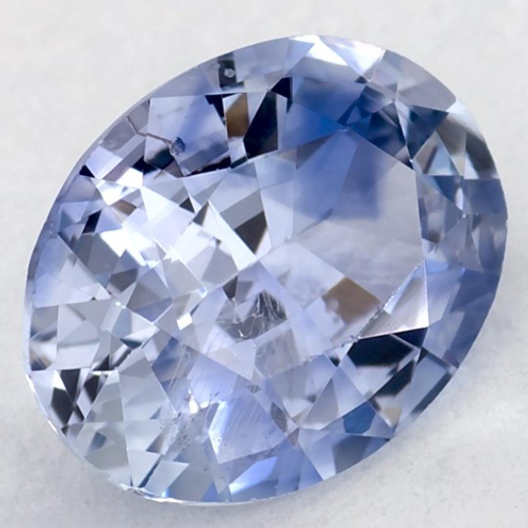 1.29 Karat Blauer Saphir Oval Loser Edelstein im Zustand „Neu“ im Angebot in Fort Lee, NJ