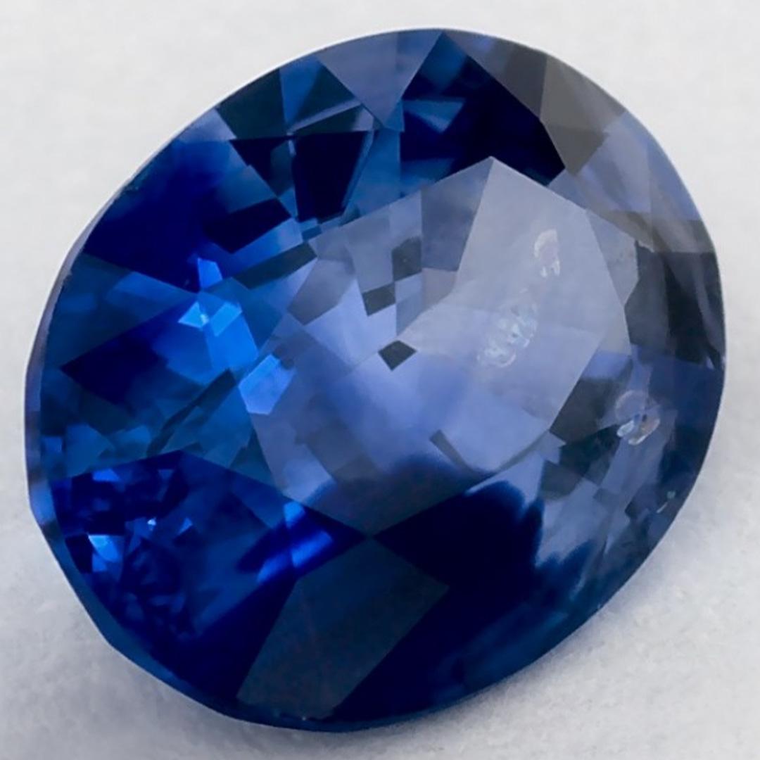 1.29 Karat Blauer Saphir Oval Loser Edelstein im Zustand „Neu“ im Angebot in Fort Lee, NJ