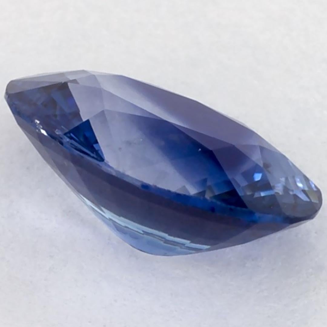 1.29 carati di zaffiro blu ovale sfuso in vendita 1