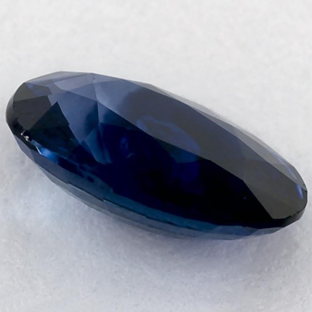 1.29 qt Zafiro Azul Oval Gema Suelta en venta 1