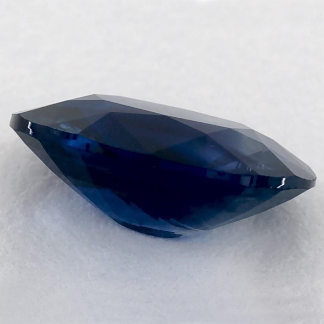 1.29 Karat Blauer Saphir Oval Loser Edelstein im Angebot 1